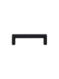 Lydia Cabinet Pull - 3 3/4 inch Center-to-Center in Flat Black.